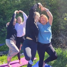 Outside Yoga am Muttertag