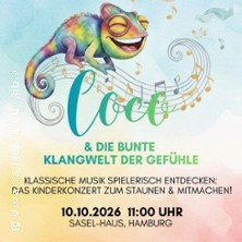 Klassisches Kinderkonzert -  Coco & die bunte Klangwelt der Gef&uuml;hle