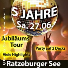 5 JAHRE BOOTSPARTYS &bdquo;JUBIL&Auml;UMSTOUR&ldquo;