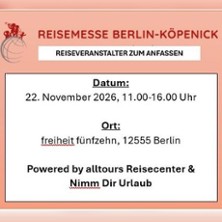 1. Reisemesse Berlin-K&ouml;penick |  Reiseveranstalter zum Anfassen