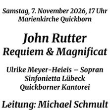 John Rutter - Kantorei Quickborn