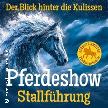 Stallf&uuml;hrung zur Pferdeshow - 
Reithalle Hirschburg