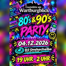 Einmal zur&uuml;ck, bitte! &ndash; 80er/90er Party