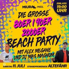 80er/90er/2000er - Beachparty  |  Alex Megane X DJ Mas Magnum