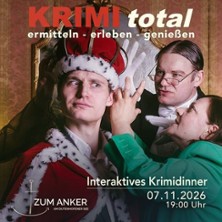 Krimi Total Dinner -  Ermitteln, erleben, genie&szlig;en