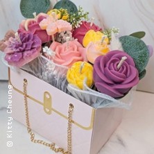 Kerzen Blumenstrau&szlig; Workshop in T&uuml;bingen