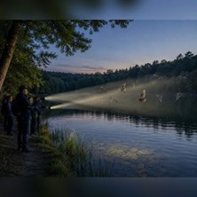 Fledermauswanderung zum See - Lautlose J&auml;ger der Nacht beobachten!