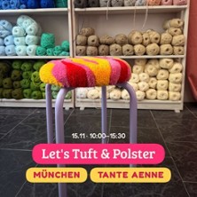 Tufting & Polstern &ndash; Hocker in M&uuml;nchen.