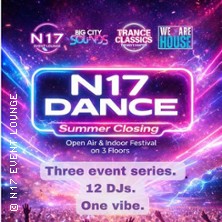N17 DANCE - Summer Closing 2026 mit 12 DJs