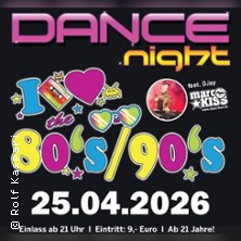 Dance Night 80/90er mit DJ Marc Kiss