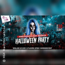Grevesm&uuml;hlens gr&ouml;&szlig;te Halloween Party | 
K2 Disco