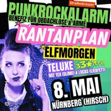 Punkrockalarm f&uuml;r Stra&szlig;enkreuzer e.V. / Punkrockbenefiz mit mit Teluxe, 33RPM, Elfmorgen, Rantanplan