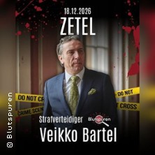 42 T&auml;ter. 78 Tote. Ein Anwalt. - True Crime Live mit Veikko Bartel | Blutspuren-Tour 2026