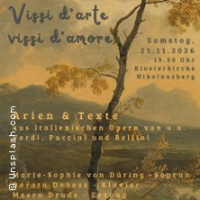 Vissi d&lsquo;arte, vissi d&lsquo;amore - italienische Opernarien und Lesung