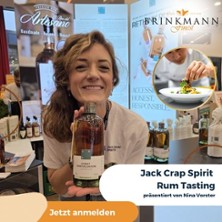 Jack Crap Spirit&acute;s Rum Tasting pr&auml;sentiert von Nina Vorster