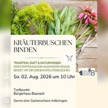 Kr&auml;uterbuschen binden | B&uuml;rgerhaus Lechner Br&auml;u