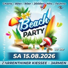 Beachparty w/ Zarrenthiner Kiessee -  Charts | 80er | 90er | 2000er | Hits | Techno