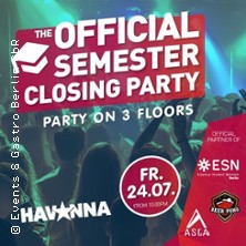 The Official Semester Closing Party