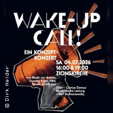 Wake-Up Call - Familienkonzert - Konzert von Cantus Domus