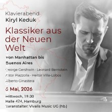 Klassiker aus der neuen Welt | Klavierabend von Kiryl Keduk in Hamburg