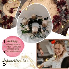 Workshop Trockenblumenkranz - Weihachten | Workshop Raum Glanz&Schimmer