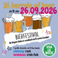 16barrels of beer - Bierfestival | VivaLaWiese Festival Gel&auml;nde