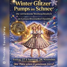 Winter-Glitzer - Pumps im Schnee | Travestie-Glamour Dinner in 4 G&auml;ngen