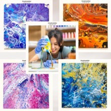 Acryl Pouring Gie&szlig;workshop - FlipCup | Kreativatelier "Erlebnis Pour"