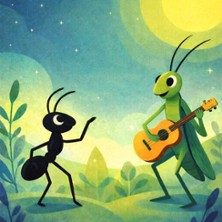 Die Ameise und der Grash&uuml;pfer - Tanzstudio Pli&eacute; Kaufbeuren