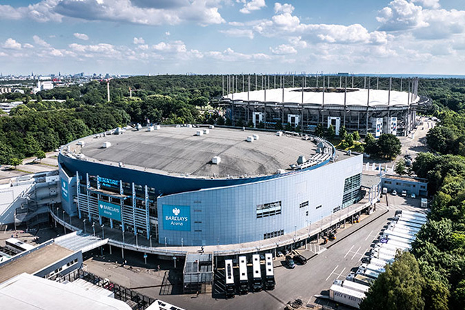 Barclays Arena im Volkspark