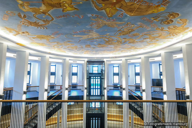 Planetarium Hamburg &ndash; neues Foyer mit historischem