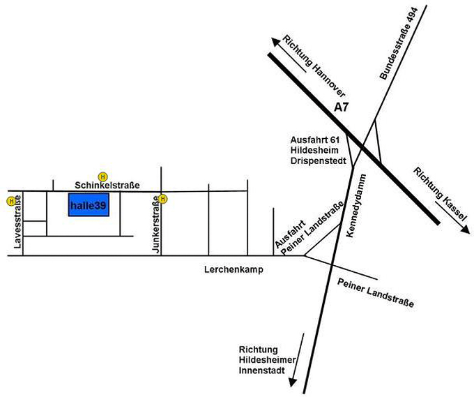 Anfahrt mit &ouml;ffentlichen Verkehrsmitteln
