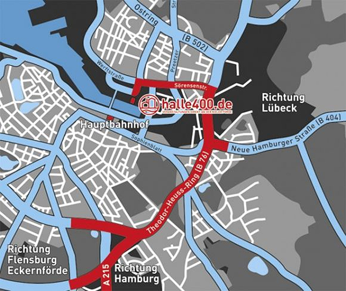Anfahrt mit PKW