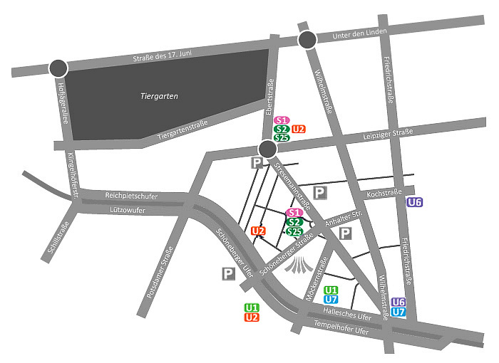 Anfahrt mit &ouml;ffentlichen Verkehrsmitteln