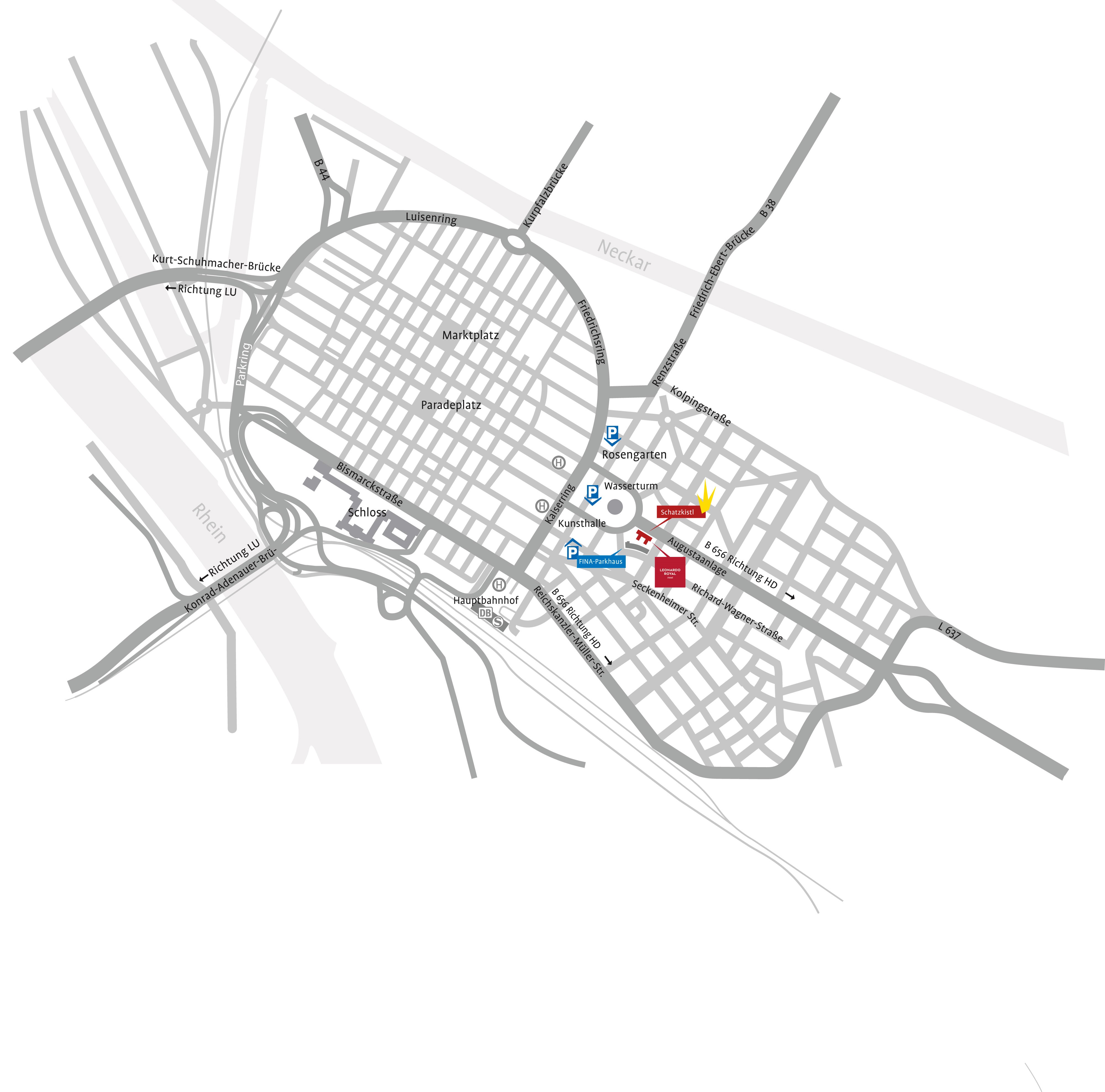 Anfahrt mit PKW