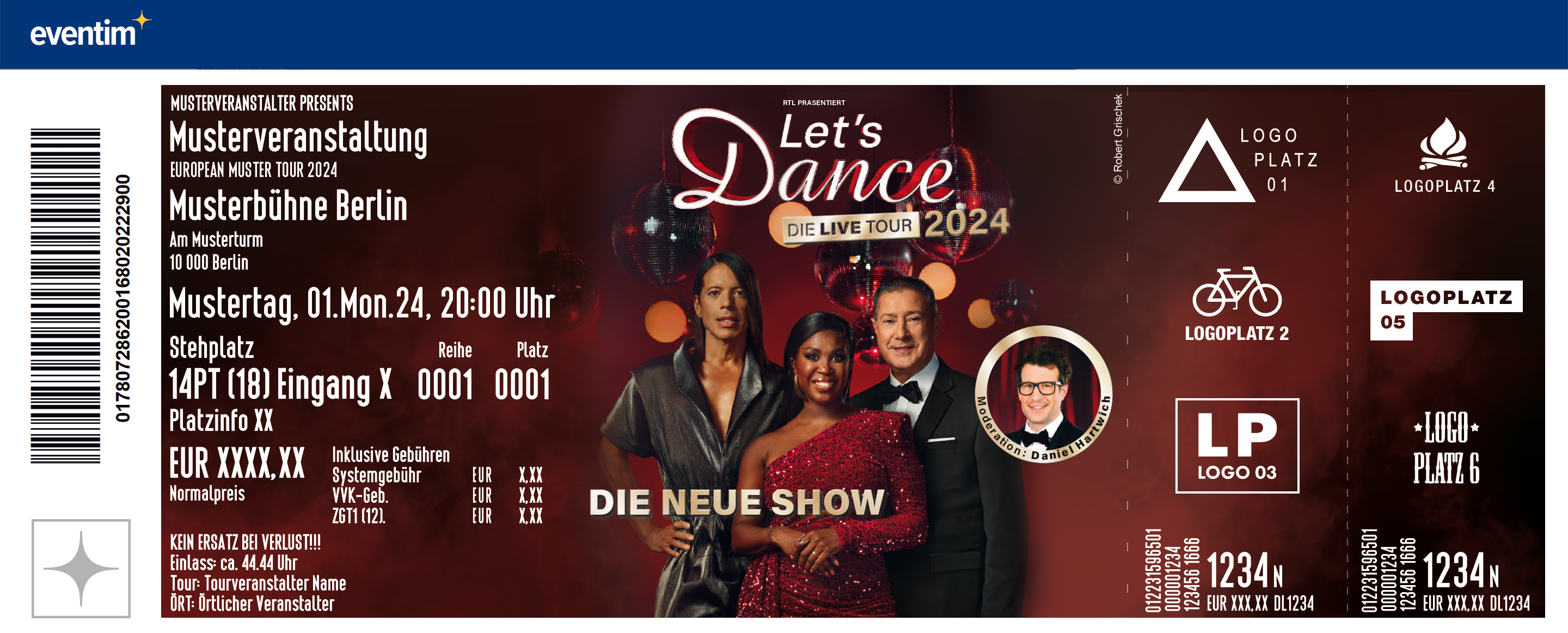 Fabelhafte Lets Dance Ticket Bilder